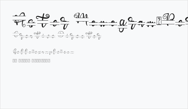 Aster Monogram_Personal Use Business Card