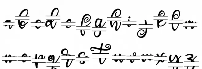 Aster Monogram_Personal Use Шрифта строчной