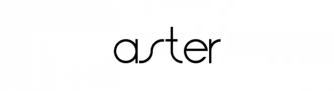 Aster  フリーフォントのダウンロード