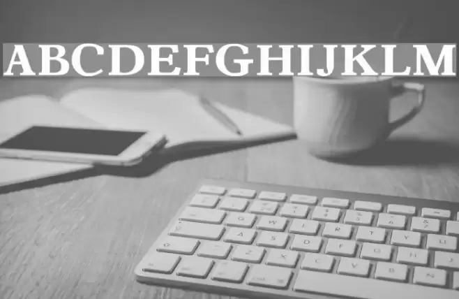 Aster1 Font examples