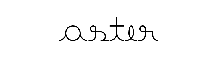Aster3  नि: शुल्क फ़ॉन्ट्स डाउनलोड
