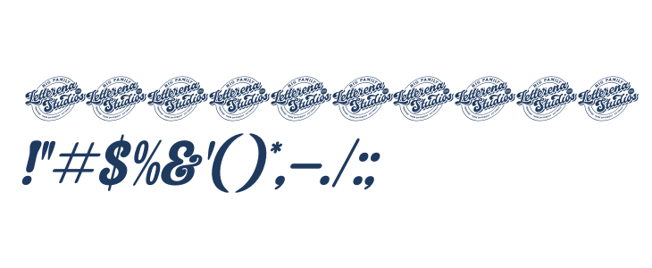 Asterah Quirkyn DEMO VERSION Italic Other Characters