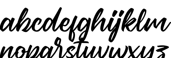 Asteratty Font LOWERCASE
