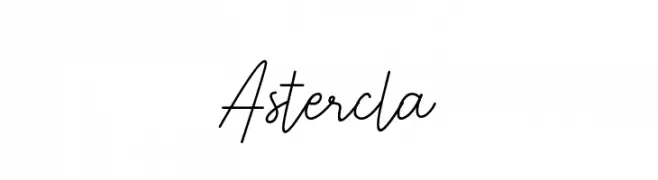 Astercla  免费字体下载