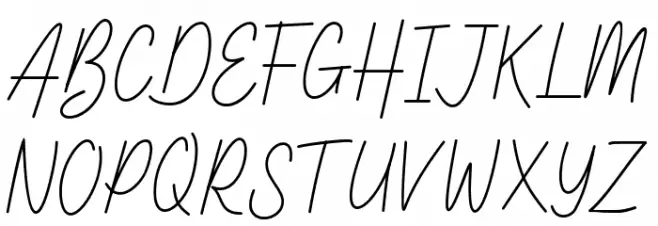 Astercla Schriftart Groß