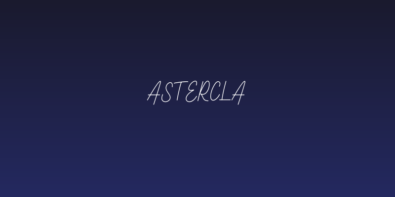 Astercla Social Header
