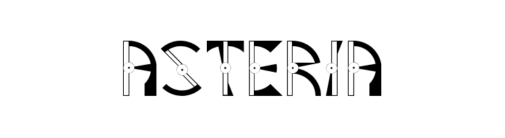 Asteria  font caratteri gratis