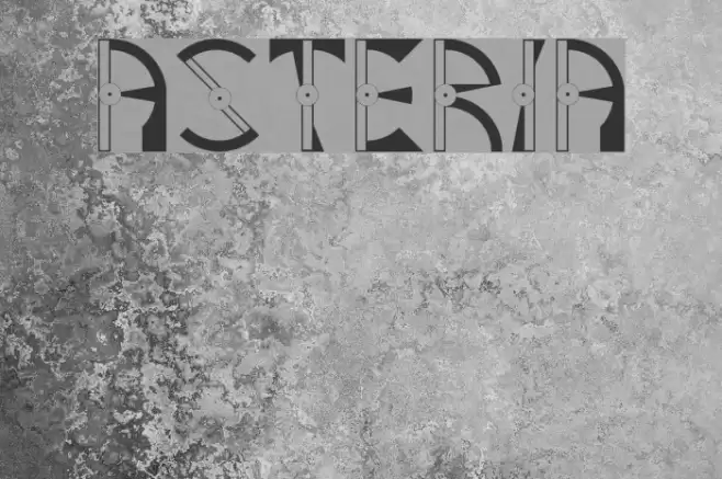 Asteria Font examples