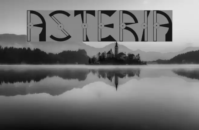 Asteria Font examples