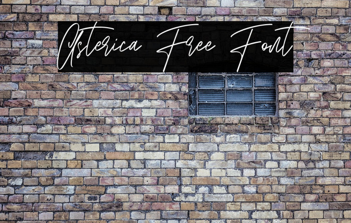 Asterica Free Font Example 3