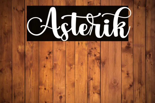 Asterik Example 1