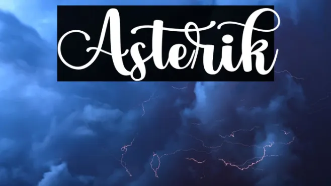Asterik Example 2
