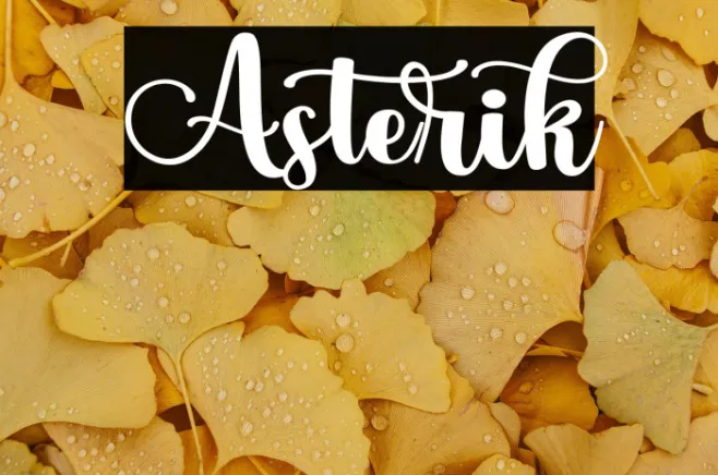 Asterik Example 3