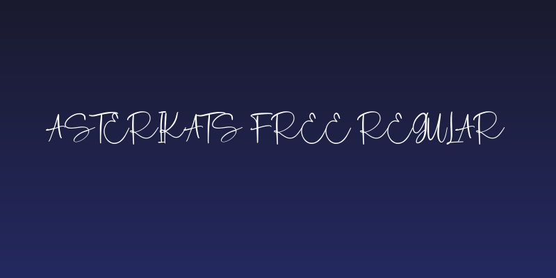 Asterikats Free Regular Social Header