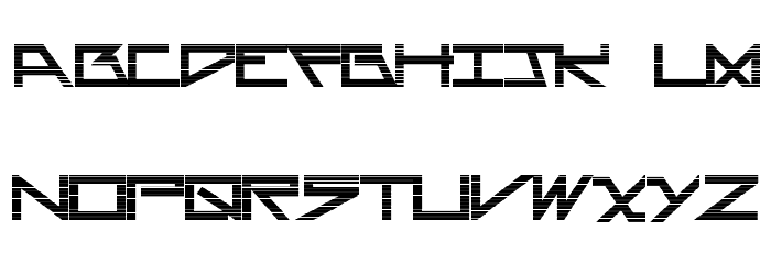 AsteriskLines Font LOWERCASE