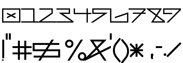 AsteriskPlain Font OTHER CHARS