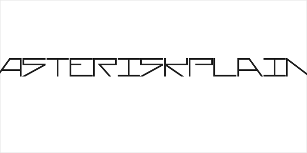 AsteriskPlain Logo