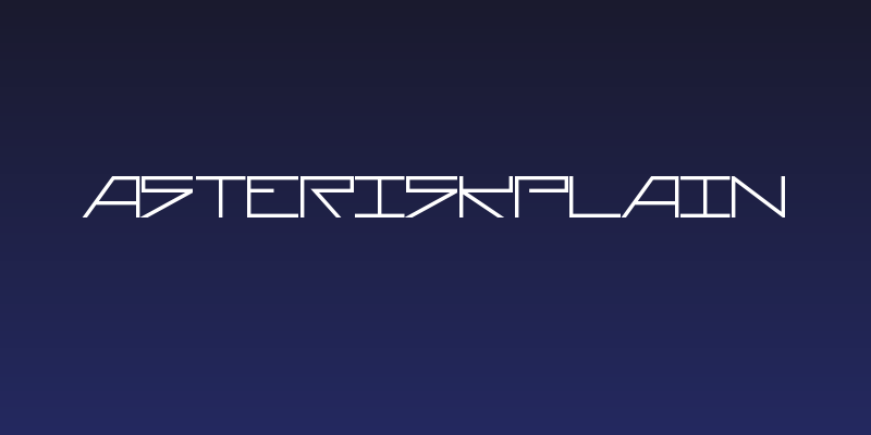 AsteriskPlain Social Header