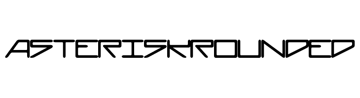 AsteriskRounded  Frei Schriftart Herunterladen