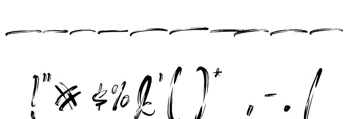 Asteriska-Personal Use Regular Font OTHER CHARS