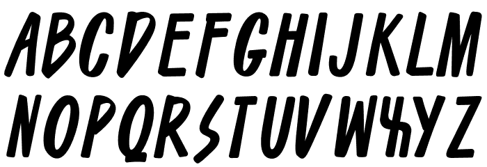 Asteristico Font LOWERCASE