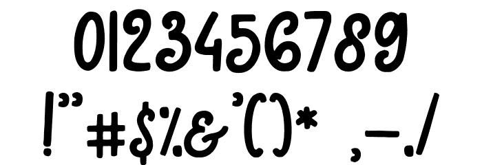 Asterluck-Regular Font OTHER CHARS