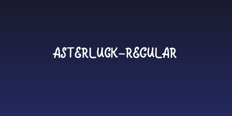 Asterluck-Regular Social Header