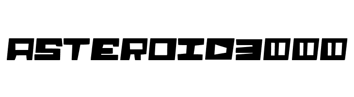 Asteroid 3000  Fuentes Gratis Descargar