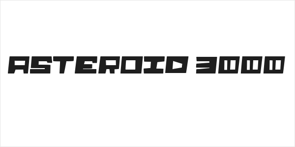 Asteroid 3000 Logo