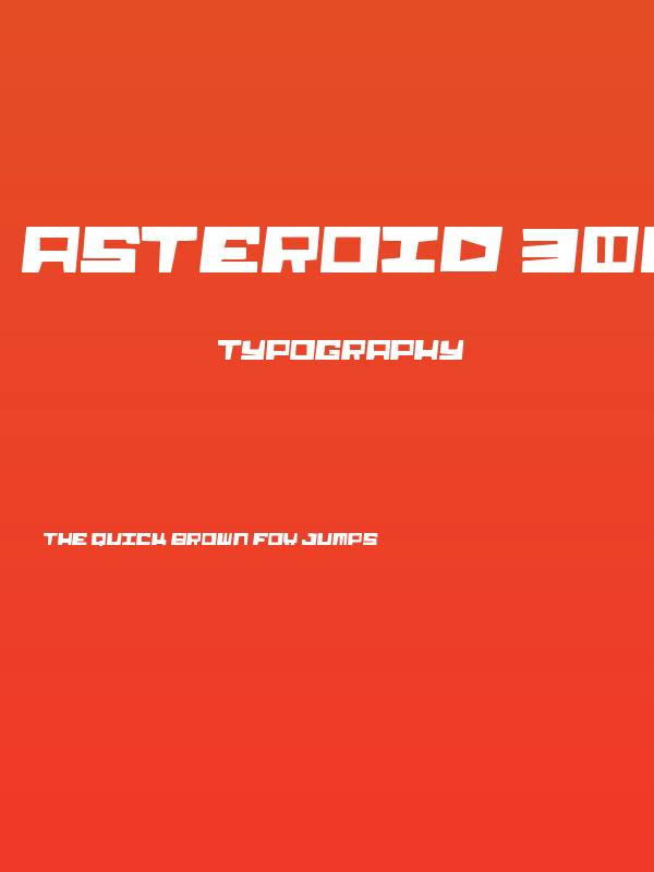 Asteroid 3000 Poster