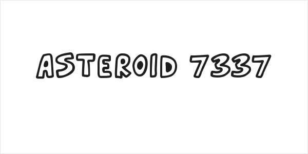 Asteroid 7337 Logo