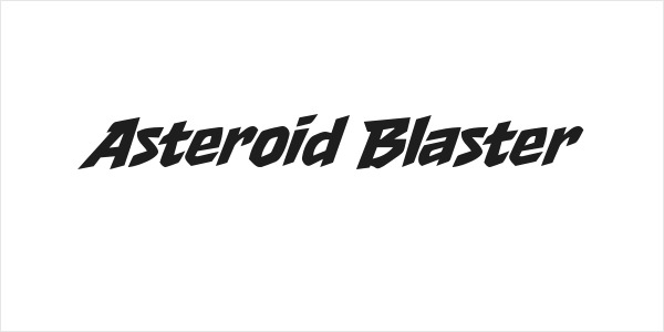 Asteroid Blaster Logo