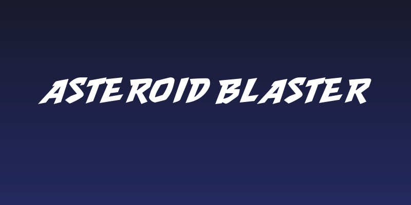 Asteroid Blaster Social Header