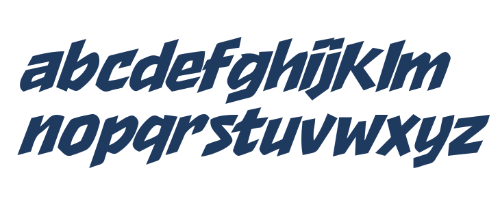 Asteroid Blaster Lowercase