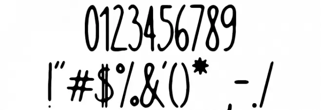 Asteroide Font OTHER CHARS