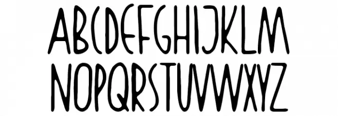 Asteroide Font UPPERCASE
