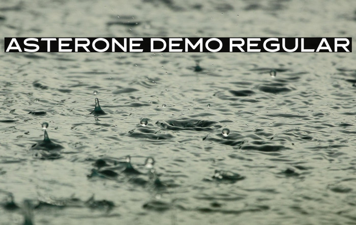 Asterone DEMO Regular Example 2