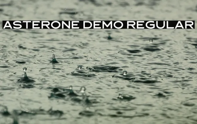 Asterone DEMO Regular Example 2