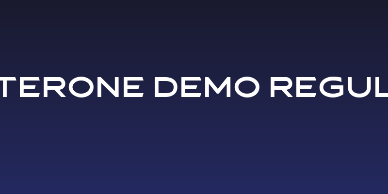 Asterone DEMO Regular Social Header