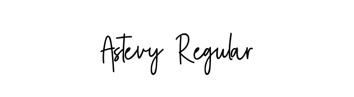 Astevy-Regular  Free Fonts Download