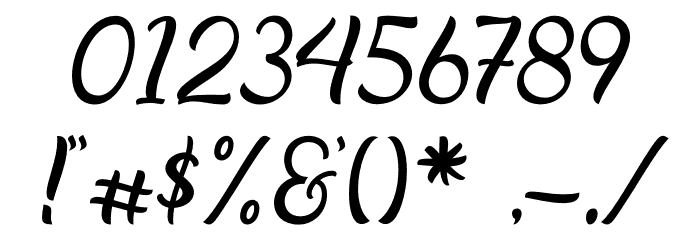 Asthan Font OTHER CHARS