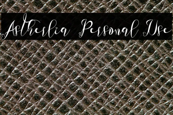 Astherlia - Personal Use Example 2