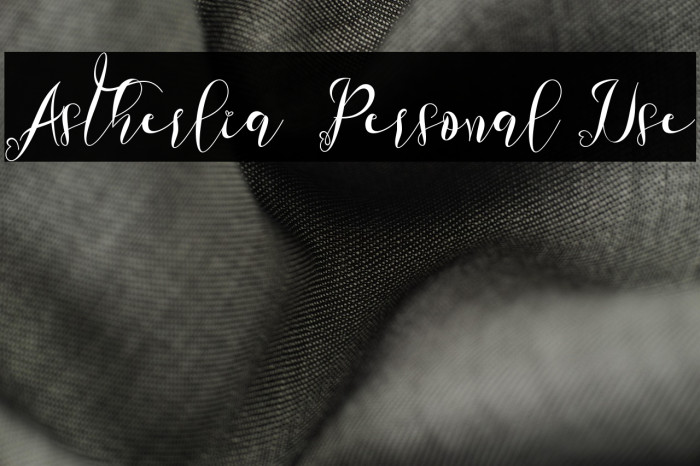 Astherlia - Personal Use Example 3