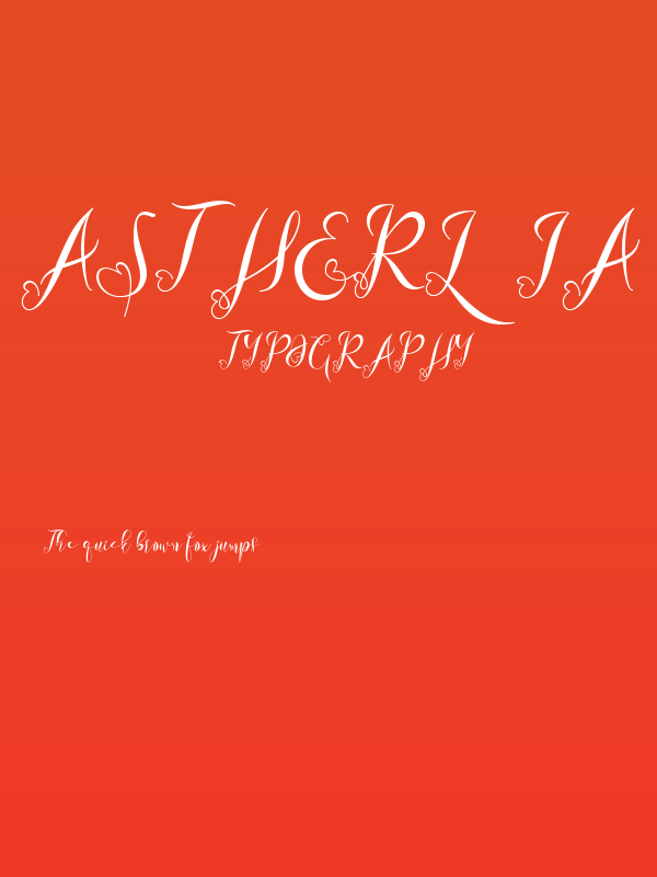 Astherlia - Personal Use Poster