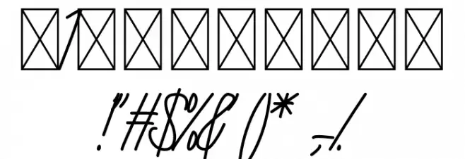 Astida Font OTHER CHARS