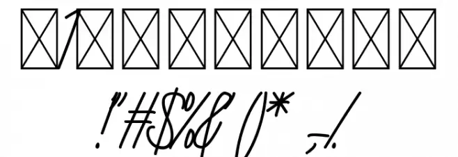 Astida Font OTHER CHARS