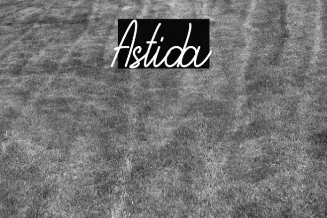 Astida Font examples