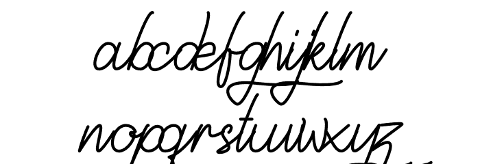 Astida Font LOWERCASE
