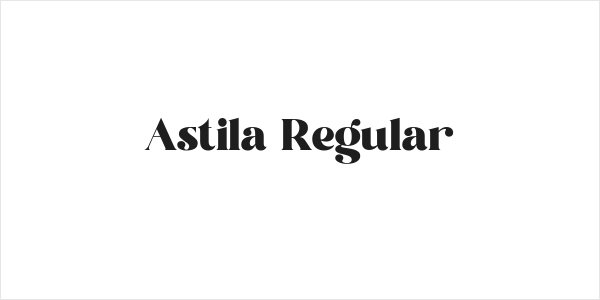 Astila Regular Logo