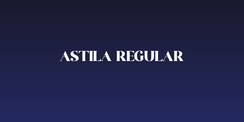 Astila Regular Social Header